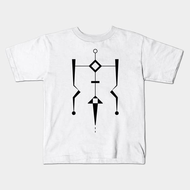 Geometric Tooniefied Design 2 (Light) Kids T-Shirt by Tooniefied